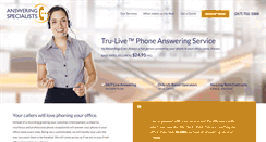 Desktop Screenshot of answering-services-philadelphia.com